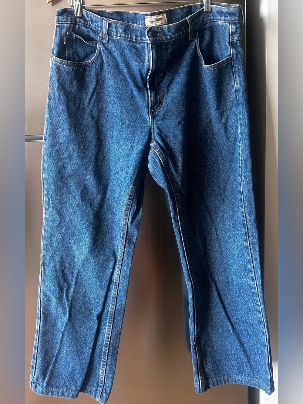 L.L.Bean Men’s Jeans 38x28 Standard Fit 100% Cotton Relaxed Denim